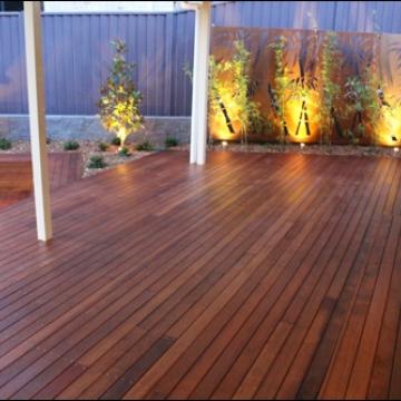 Hardwood deck
